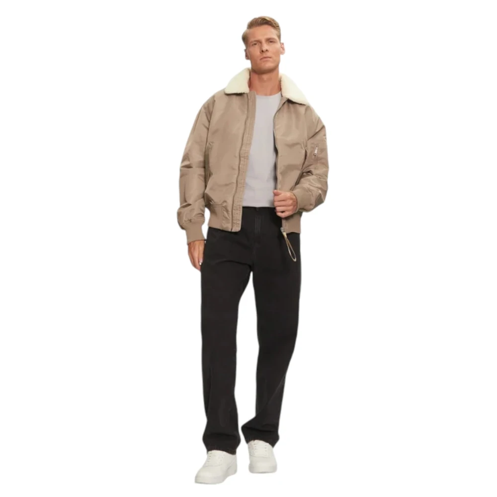 Calvin Klein Stijlvolle Jas voor Mannen Beige Heren