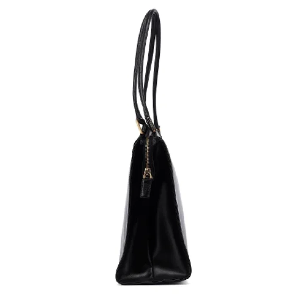 Prada Vintage Pre-owned Leather handbags Black Dames