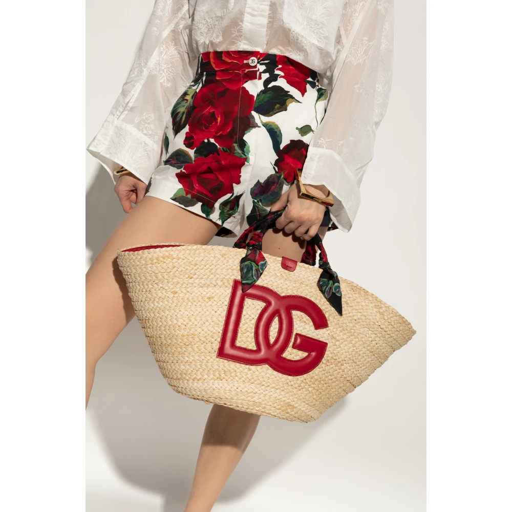 Dolce & Gabbana Kendra Medium shopper tas Beige Dames