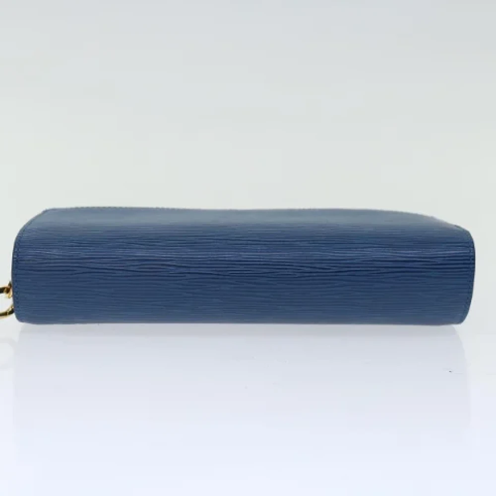 Louis Vuitton Vintage Pre-owned Leather clutches Blue Dames