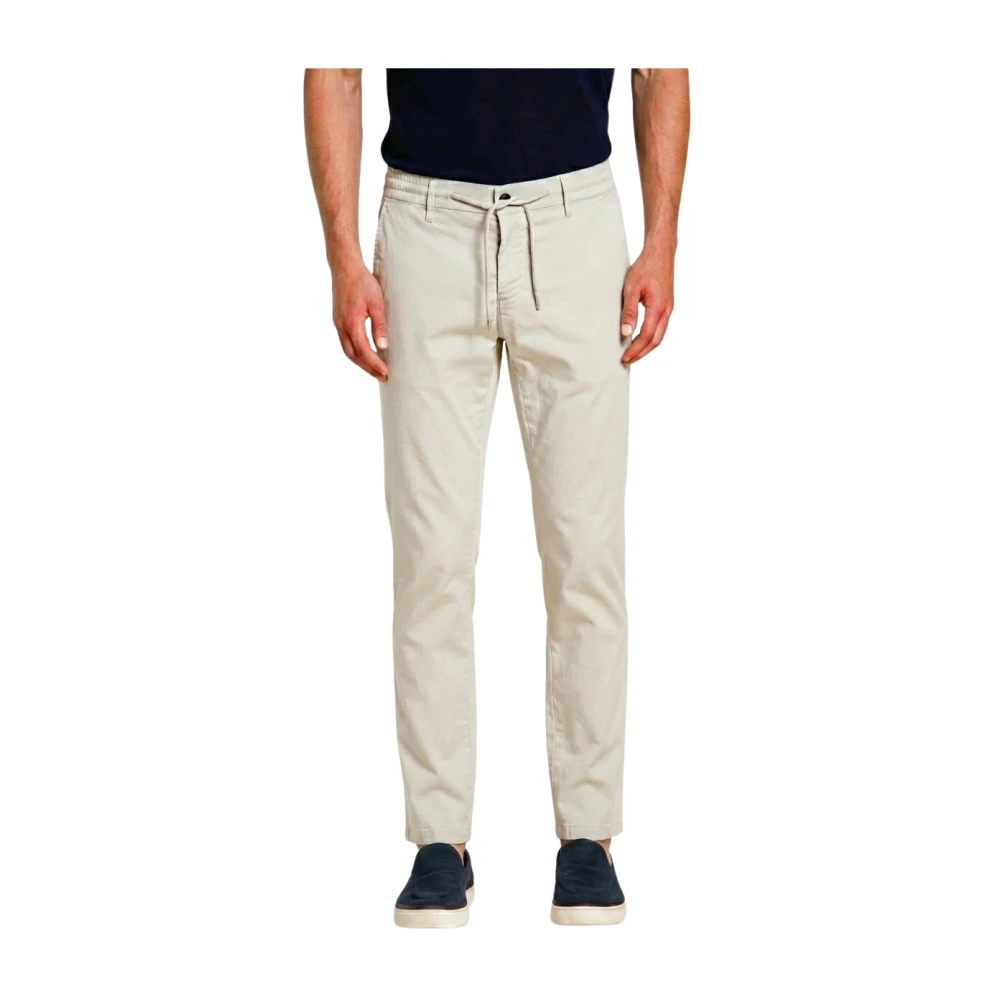 Mason's Mannelijk Beige Broeken Heren, 3XL, Katoen, Milano Jogger Travel