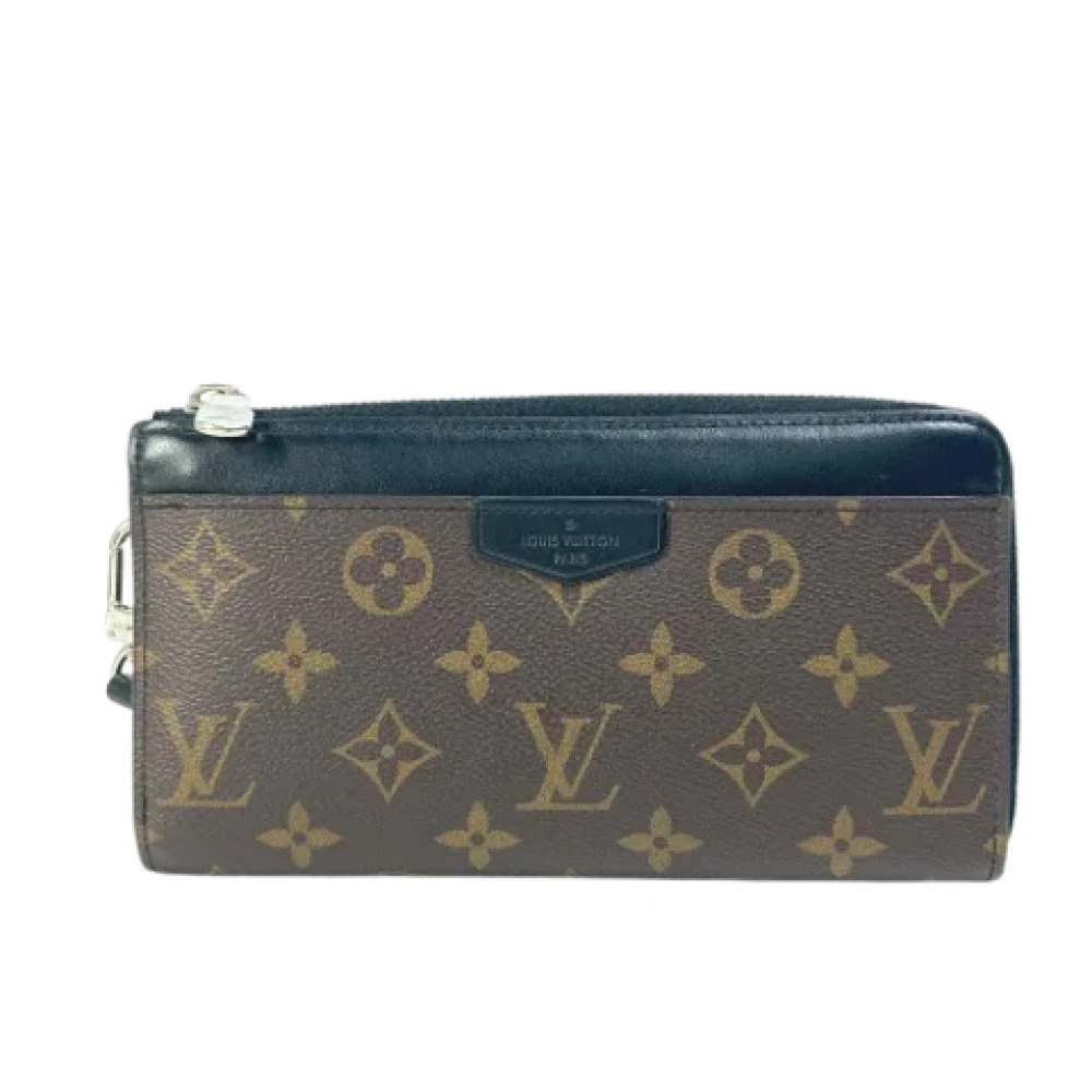 Louis Vuitton Vintage Pre-owned Cotton wallets Brown Dames