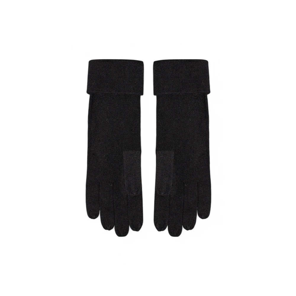 Calvin Klein Cashmere Chunky Open Rib Dameshandschoenen Black Dames