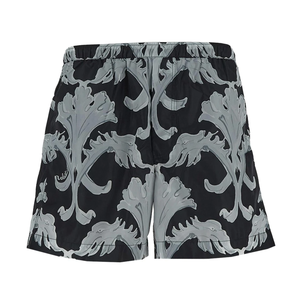 Valentino Men's Multicolor Beachwear, S, Printed Swim Short In Polyamide