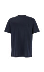 t-shirt-en-coton-bleu-avec-logo-brode