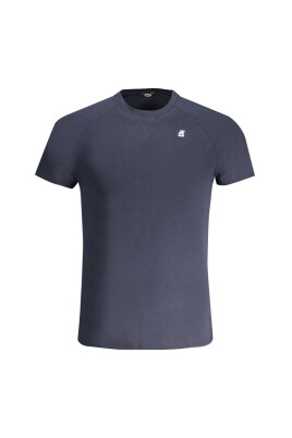 t-shirt-homme-en-coton-bleu