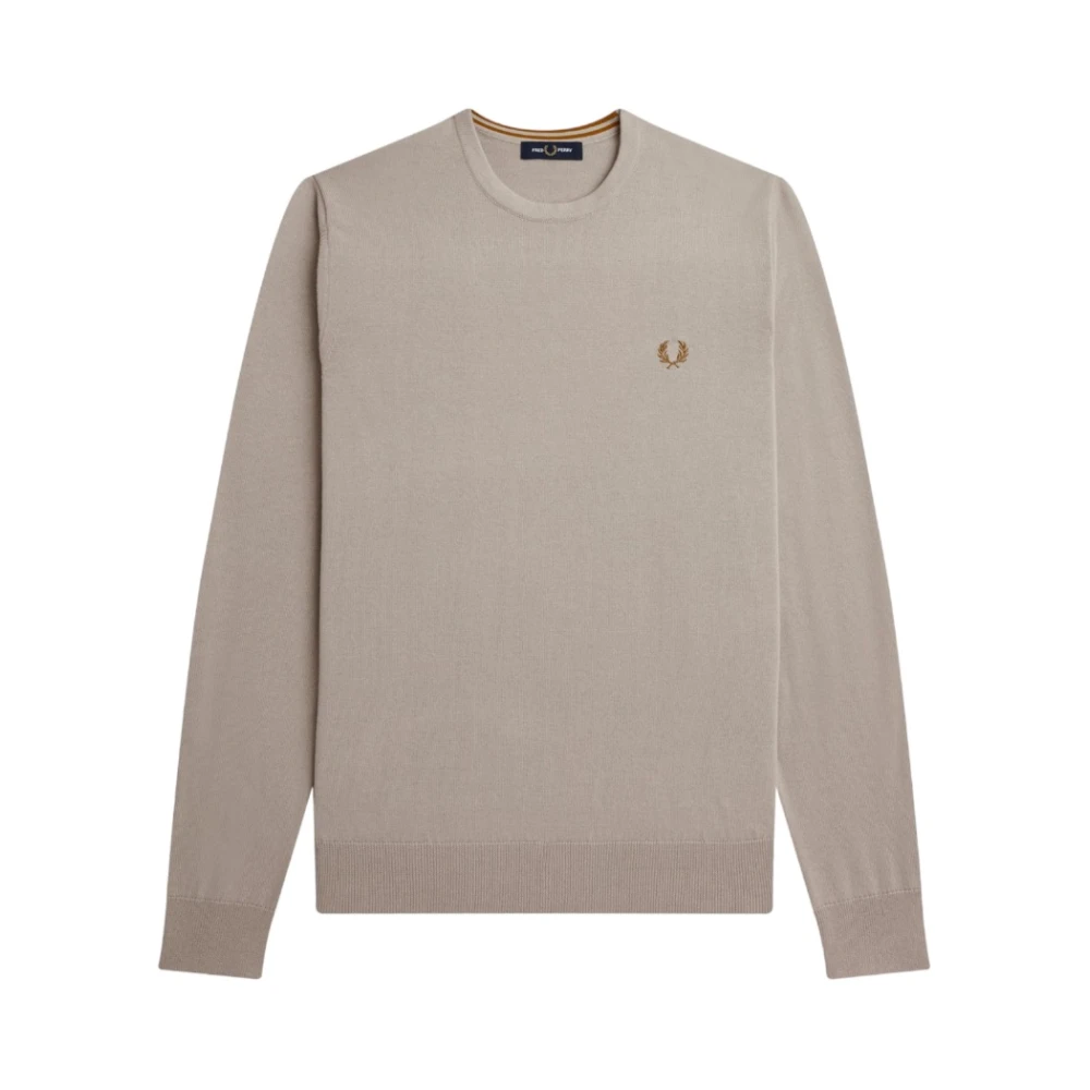 Fred Perry Stijlvolle Maglia Shirt Beige Heren
