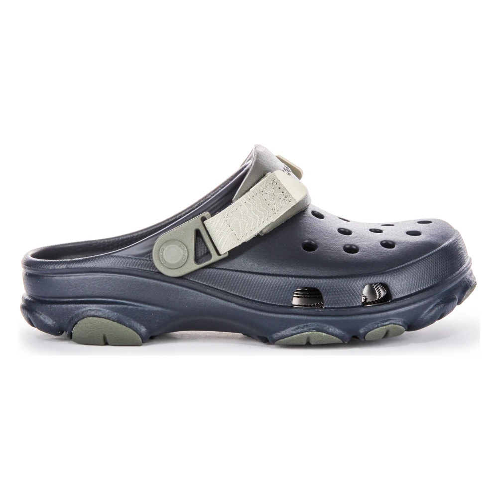 Crocs Blue Clogs, Male, 4 Uk, All Terrain Clog In Navy