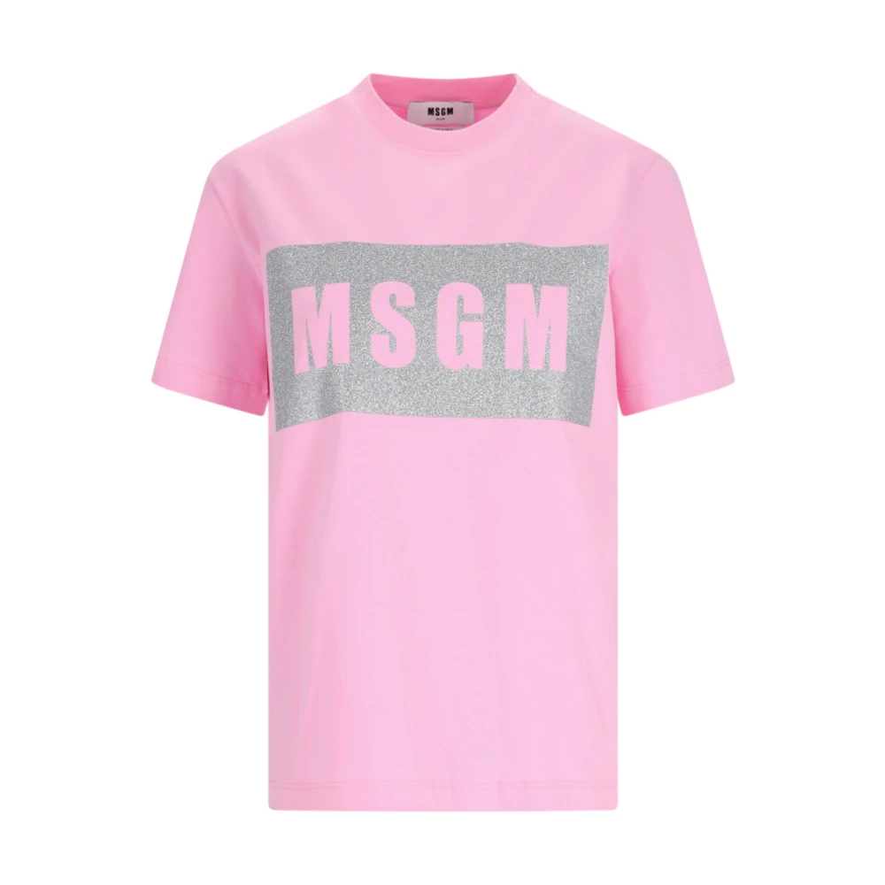 Msgm T-Shirts Pink Dames