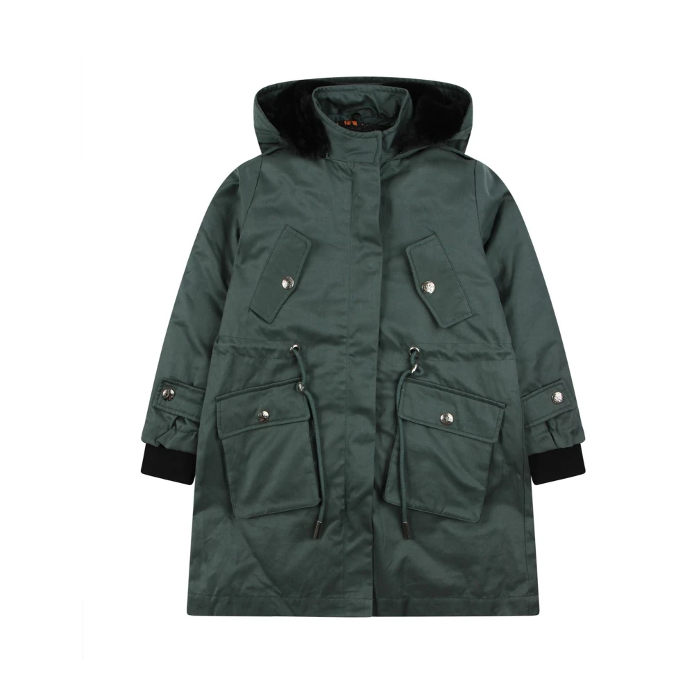 Richmond Lång Parka Pufferjacka Green, Unisex