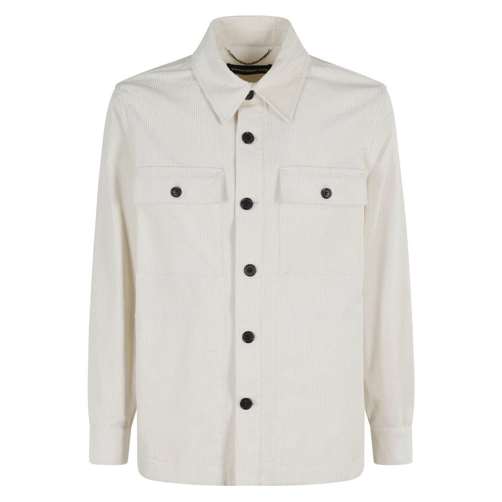 Department Five Overhemd Jas Pike Stijl White Heren