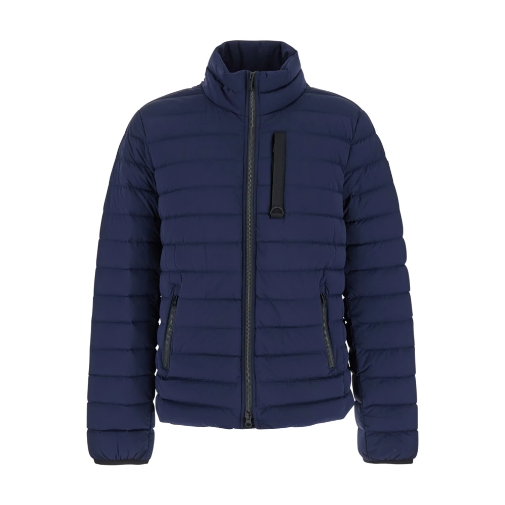 Moose Knuckles Laki Jas voor Stijlvolle Winterkleding Blue Heren