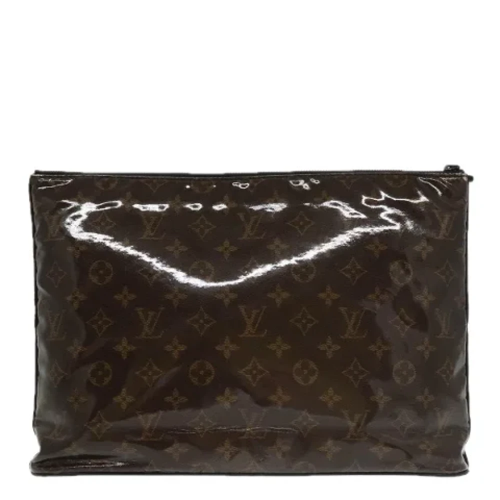 Louis Vuitton Vintage Pre-owned Canvas clutches Black Dames