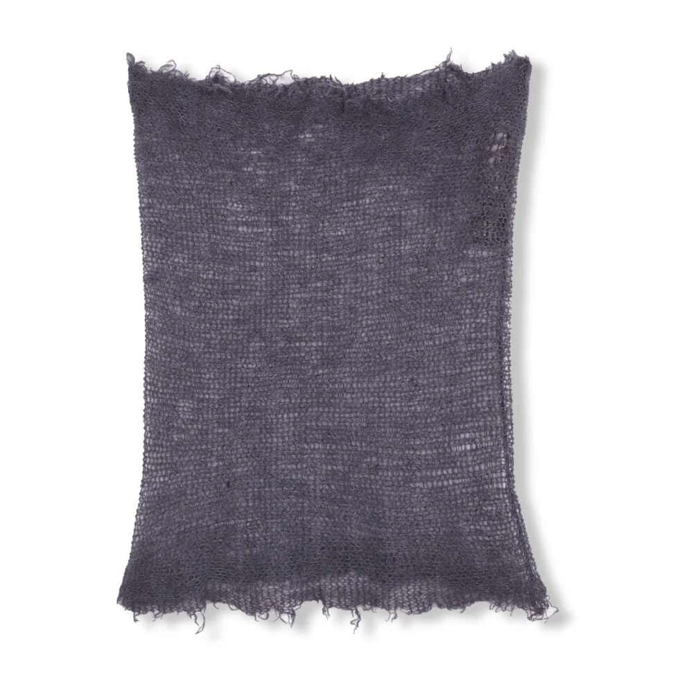 Cortana Onye open gebreide alpaca zijde en kasjmier trui Gray Dames