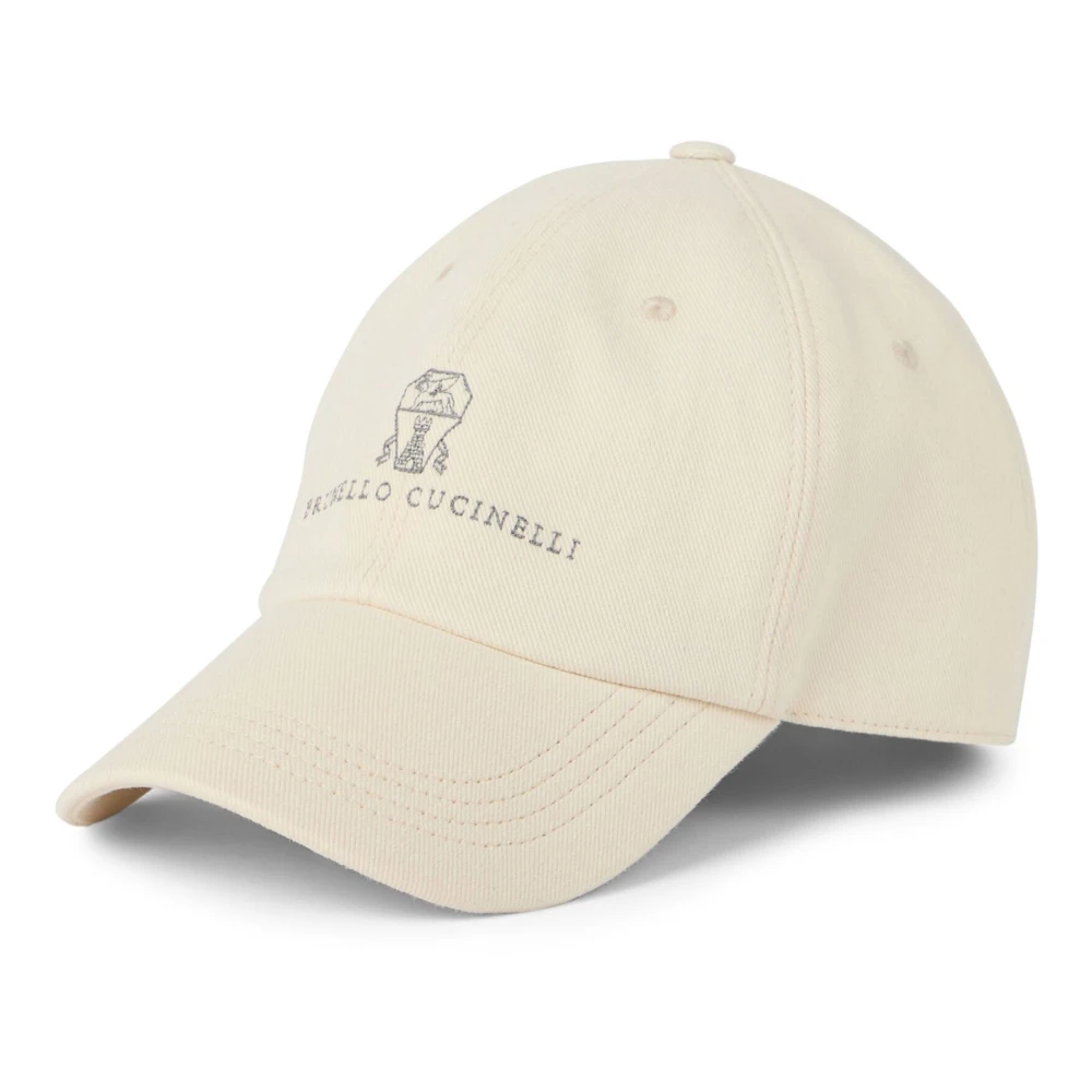 Brunello Cucinelli Krämig Hatt C7019 Stil Beige, Herr