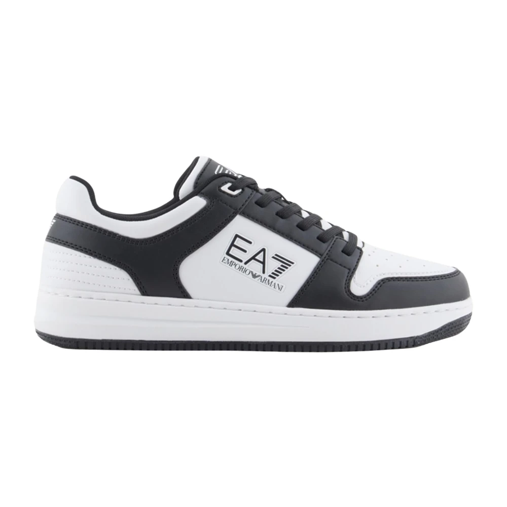 Emporio Armani Svarta Sneakers EA7 Kollektion Black, Herr