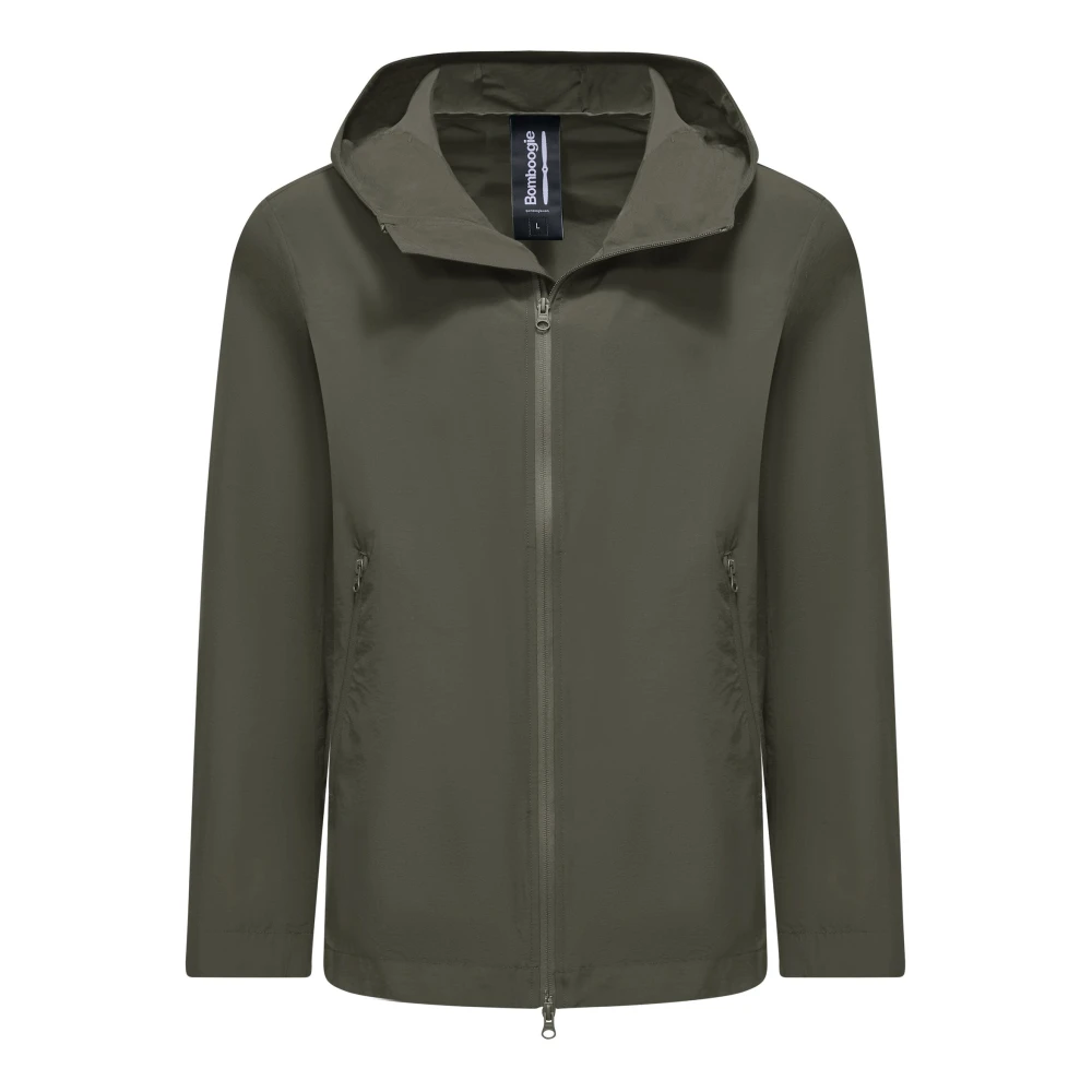 Bomboogie Uomo Verde - Giacca In Cotone E Nylon - Jackets - 3XL