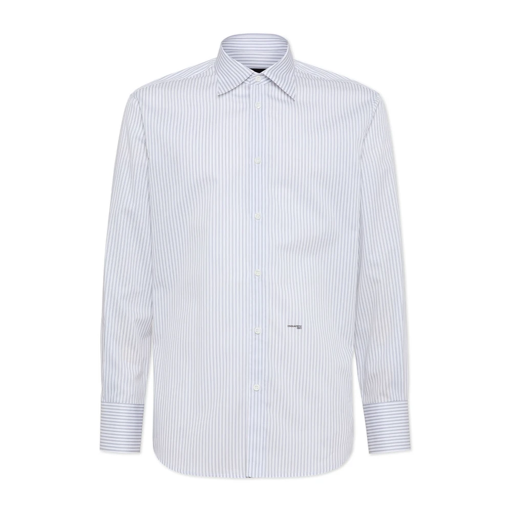 Dsquared2 Men's White Formal Shirts, 2XL, Shirt For