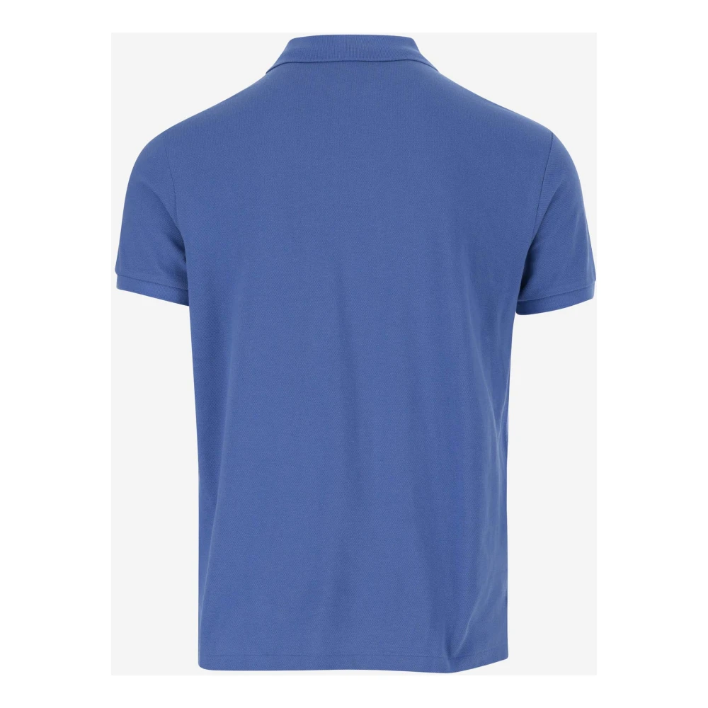 Polo Ralph Lauren Blauw Katoenen Polo Shirt Klassiek Logo Blue Heren