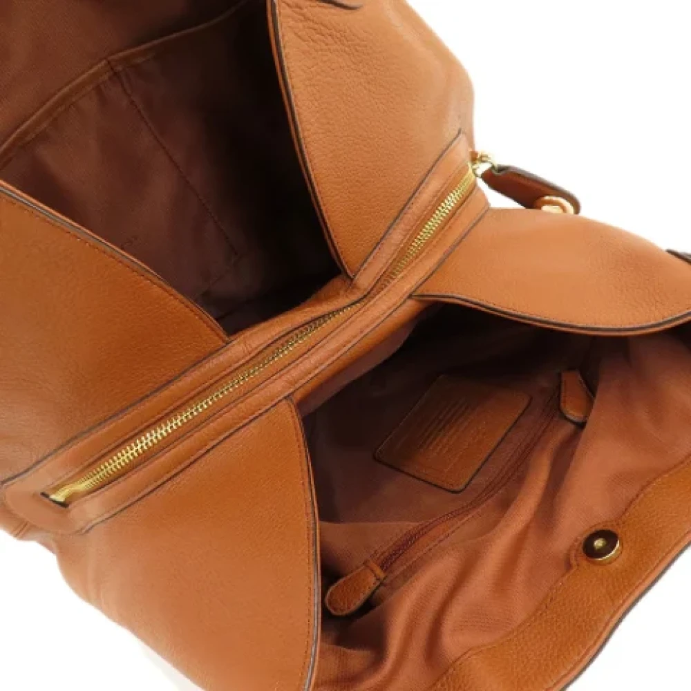 Coach Pre-owned Leather totes Brown Dames