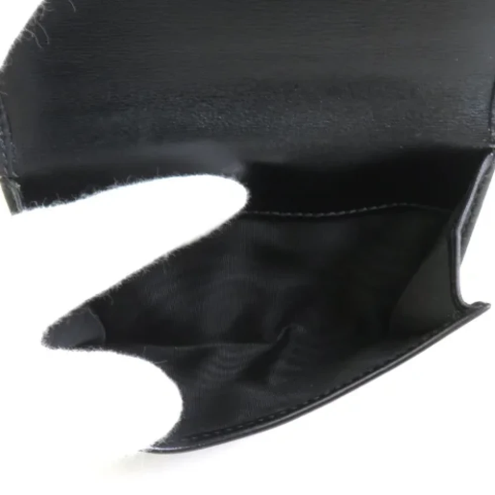 Gucci Vintage Pre-owned Leather wallets Black Dames