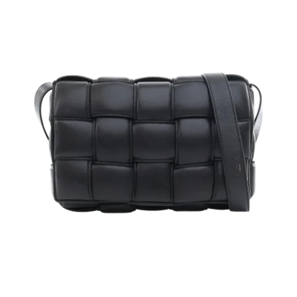 Bottega Veneta Vintage Pre-owned Leather shoulder-bags Black Dames