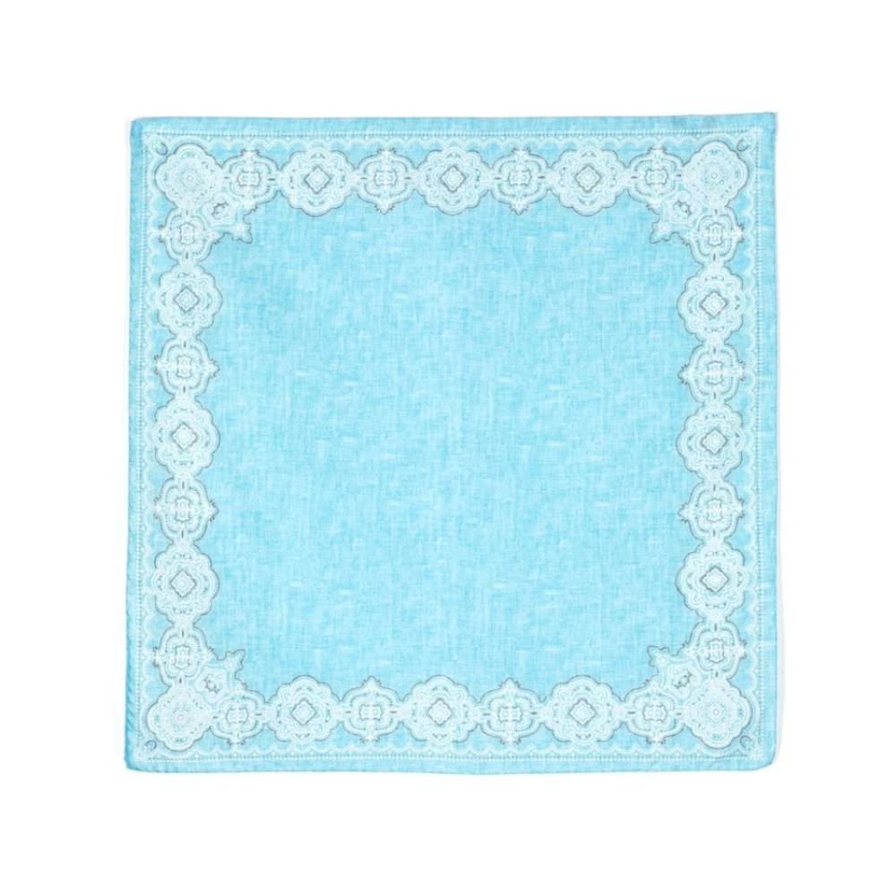 Lady Anne Silky Scarves Blue Heren