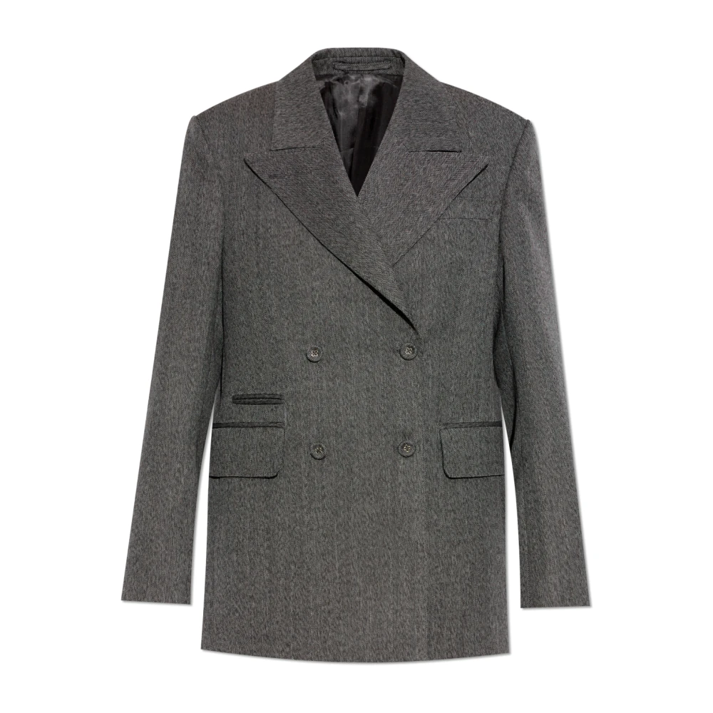 Officine Générale Wollen blazer Gray Dames