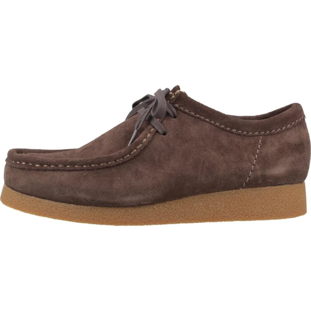 Clarks Uomo Marrone Mocassini Wallabee Evo - Immagine 2