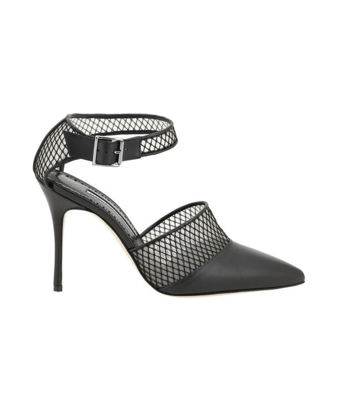 mesh-design-stiletto-heel-pumps
