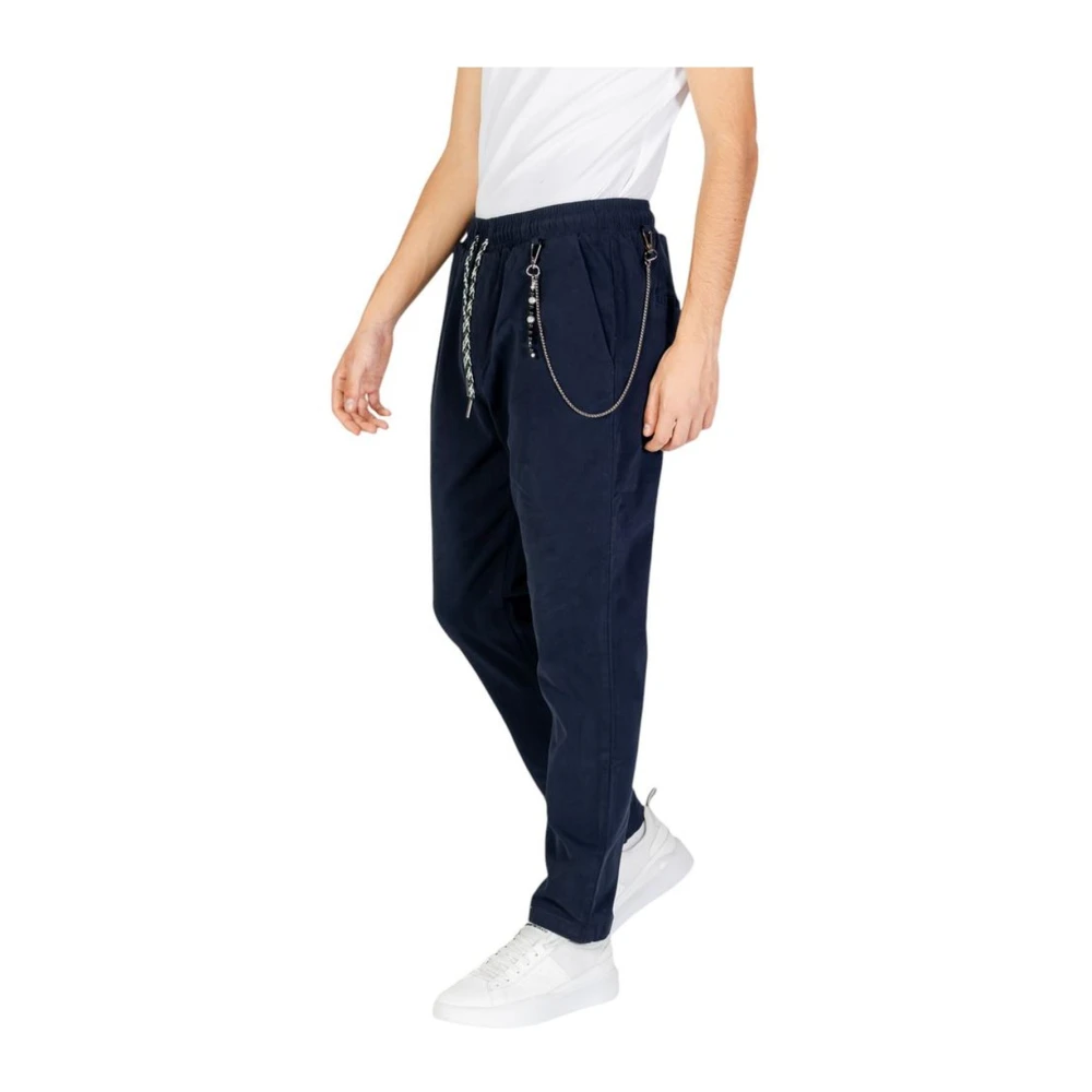 Gianni Lupo Stretch Katoenen Jeans en Broeken Collectie Blue Heren