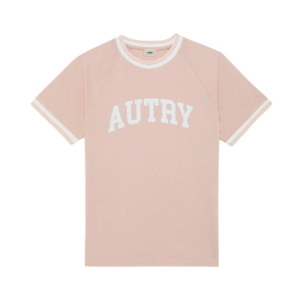 Autry Mujer Rosado - Camiseta Cuello Redondo - Tops - Rosa - L