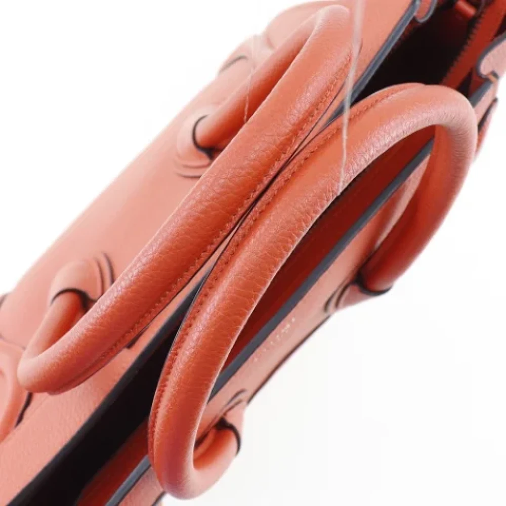 Celine Vintage Pre-owned Leather celine-bags Orange Dames