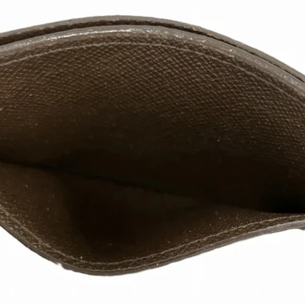 Louis Vuitton Vintage Pre-owned Fabric wallets Brown Dames