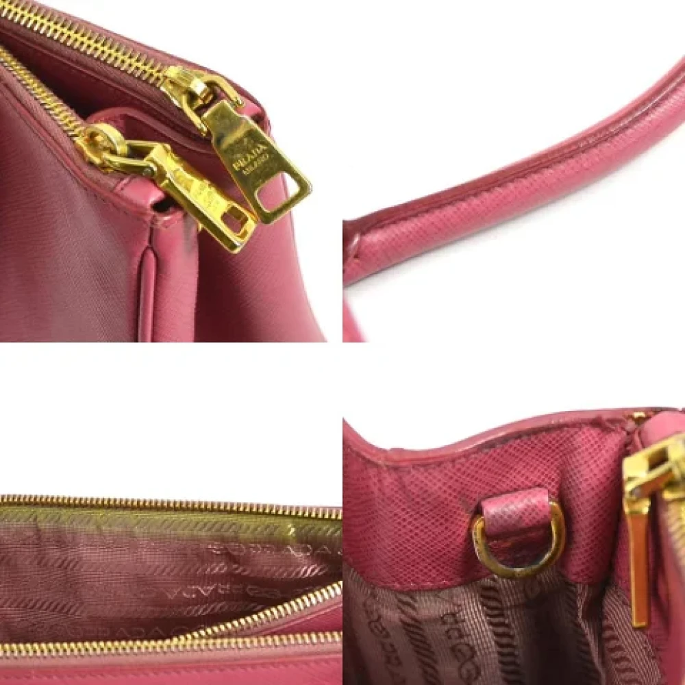 Prada Vintage Pre-owned Leather handbags Pink Dames