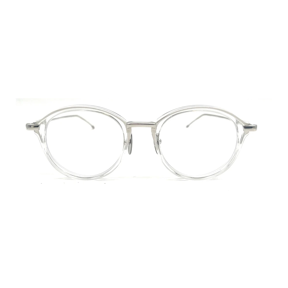Thom Browne Stijlvolle Zwarte Leren Portemonnee White Unisex