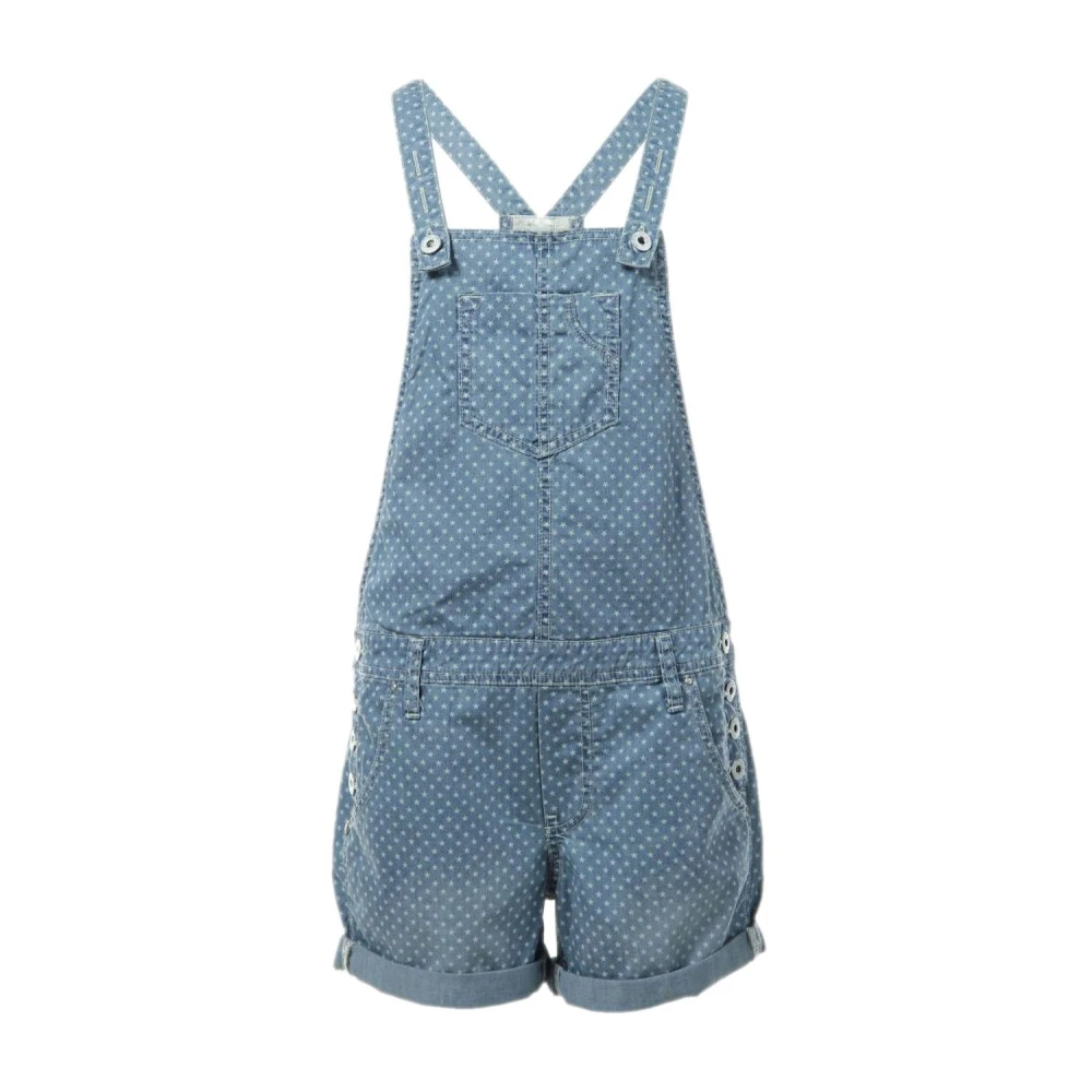 Pepe Jeans Girls Blue Jumpsuits, 8 Y, Peto Starly