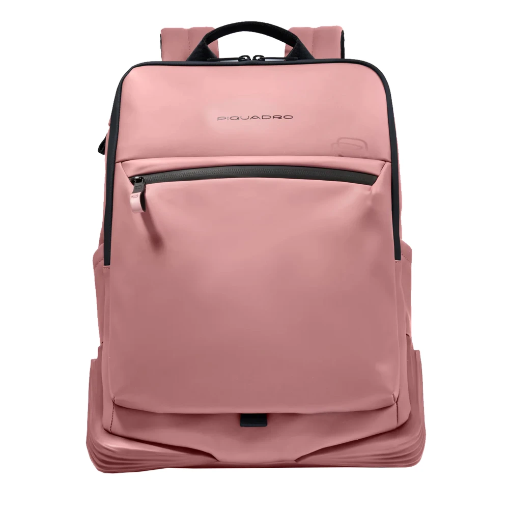Piquadro Stijlvolle Rugzak voor Dagelijks Gebruik Pink Unisex