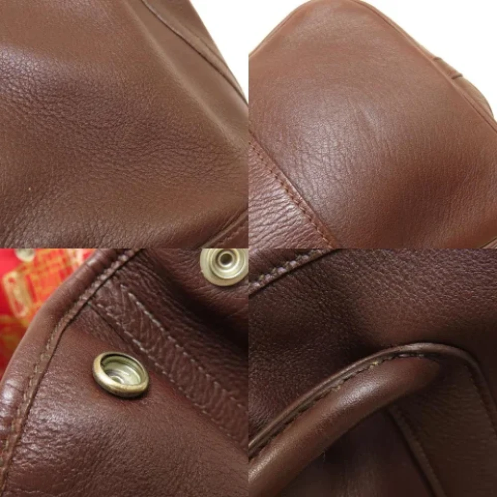 Hermès Vintage Pre-owned Leather totes Brown Dames