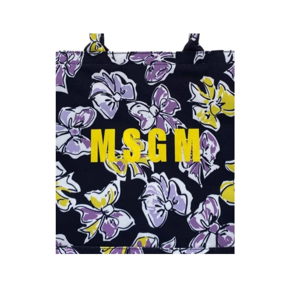 Msgm Stijlvolle Tote Tas met Dubbele Handvatten Multicolor Dames