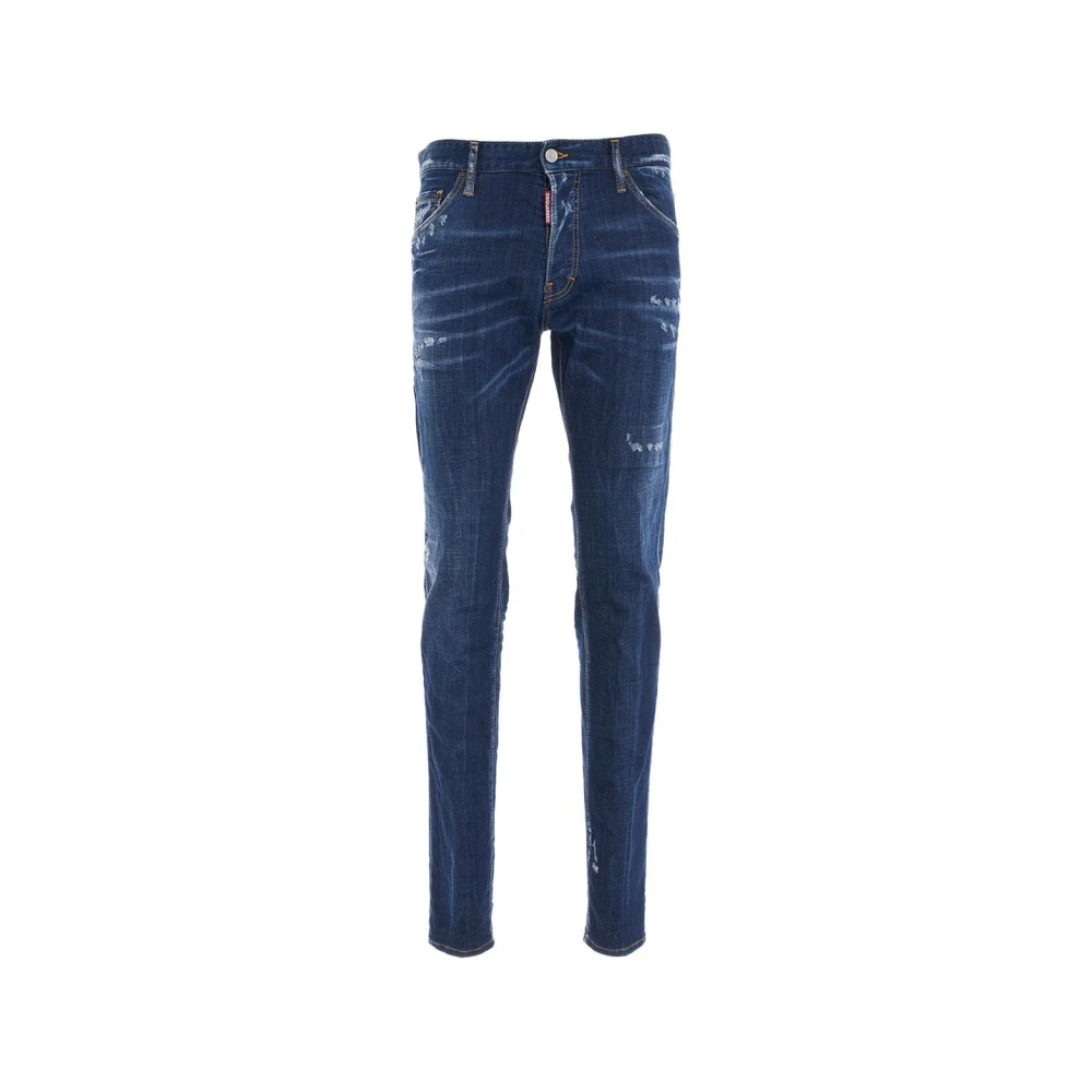 Dsquared2 Distressed Slim-fit Jeans Blue, Herr