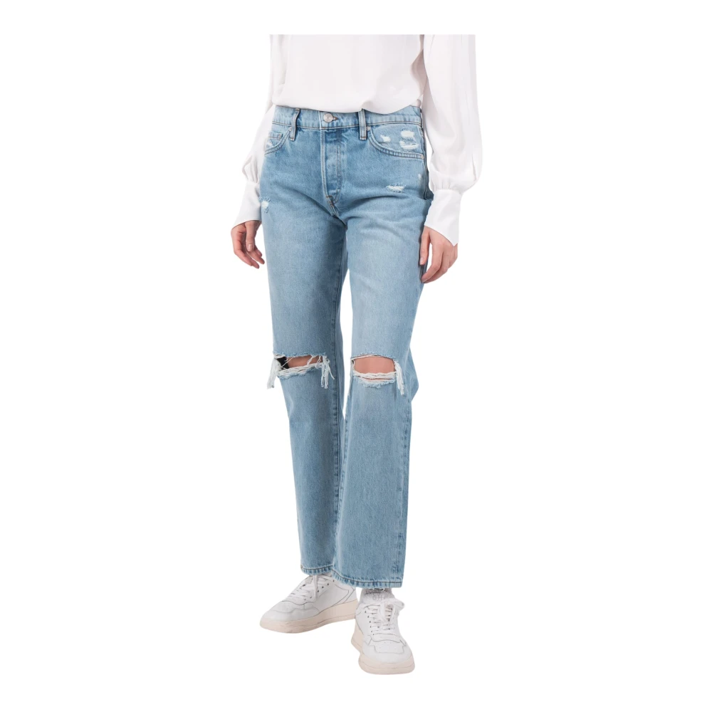 Frame Women's Blue Straight Fit Jeans, W26, Straight Jeans