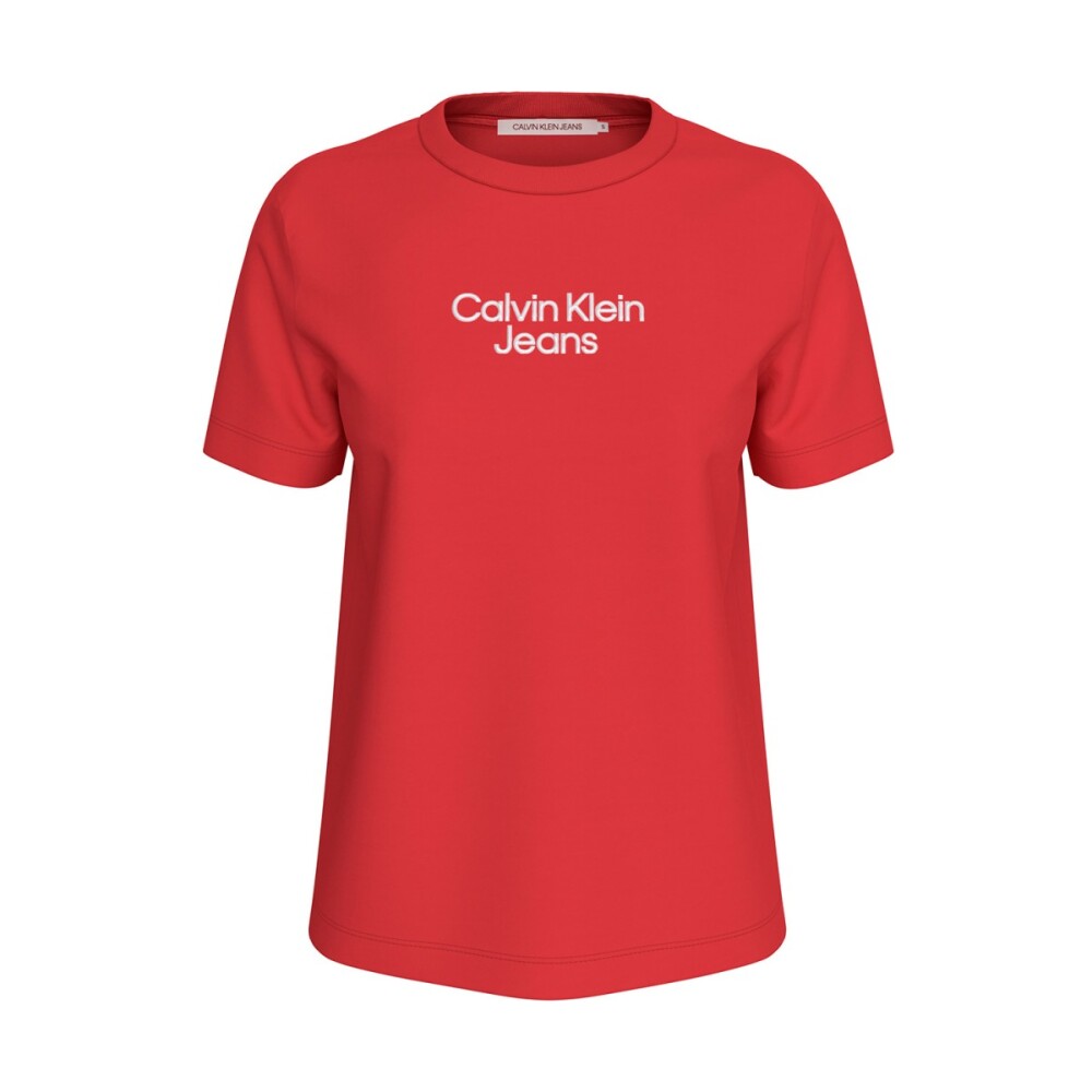 Tee shirt calvin klein femme online rouge