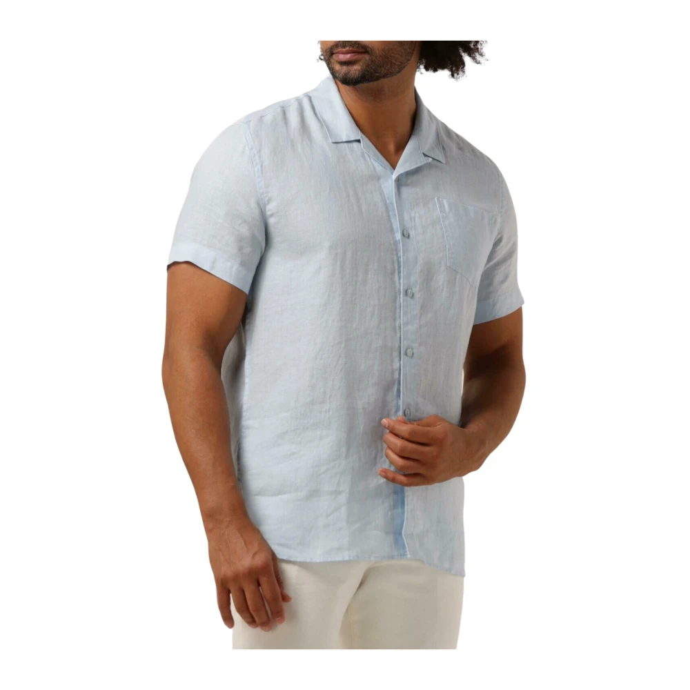 DSTREZZED Heren Overhemden Ds_colter Resort Shirt Blauw