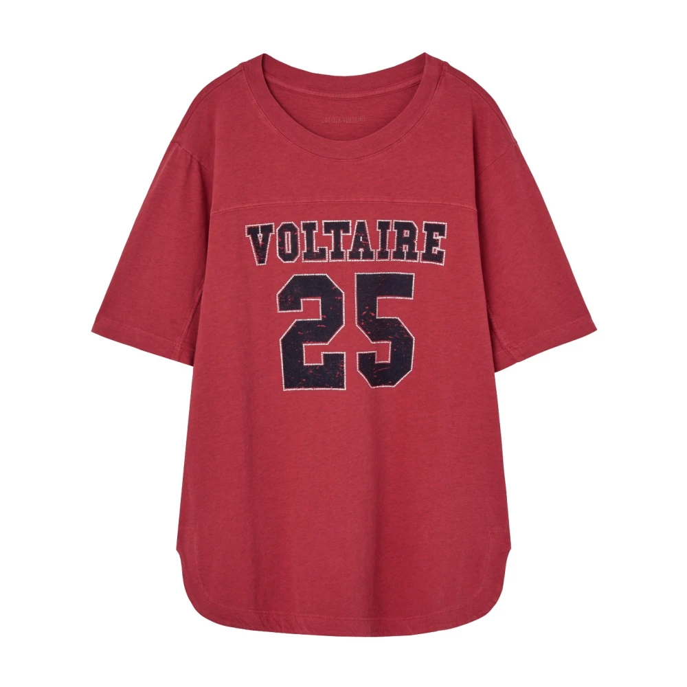 Zadig & Voltaire Rood bedrukt shirt Red Dames