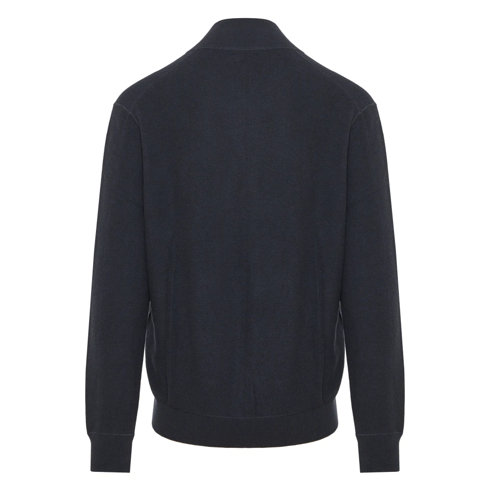 Polo Ralph Lauren Katoenen vest met volledige ritssluiting Blue Heren