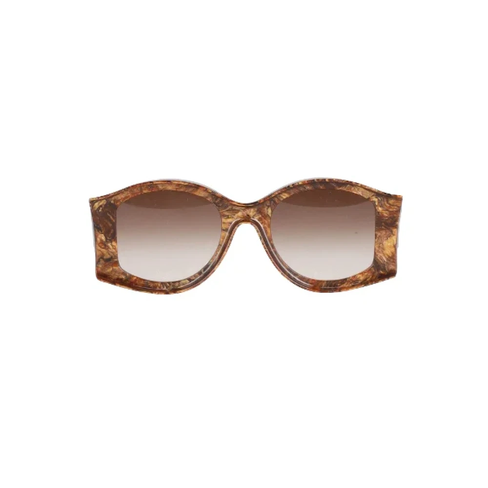 Loewe Pre-owned Acetate sunglasses Brown Dames