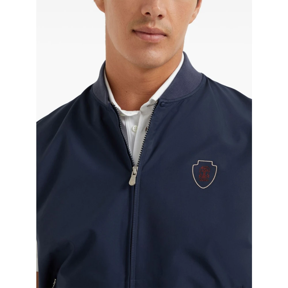 BRUNELLO CUCINELLI Stijlvolle Jassen Collectie Blue Heren