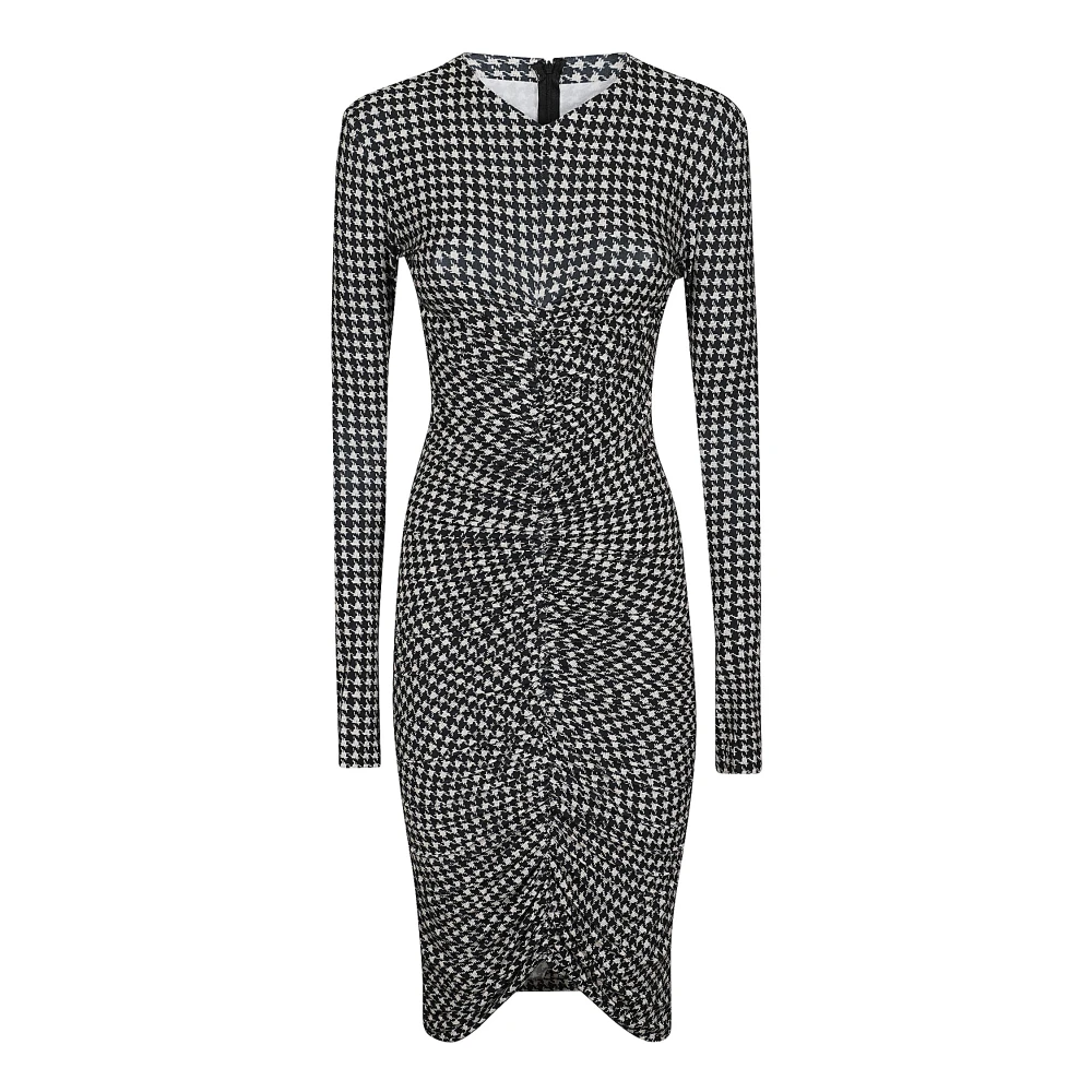 Norma Kamali Elegante Midi Jurk met Lange Mouwen Multicolor Dames