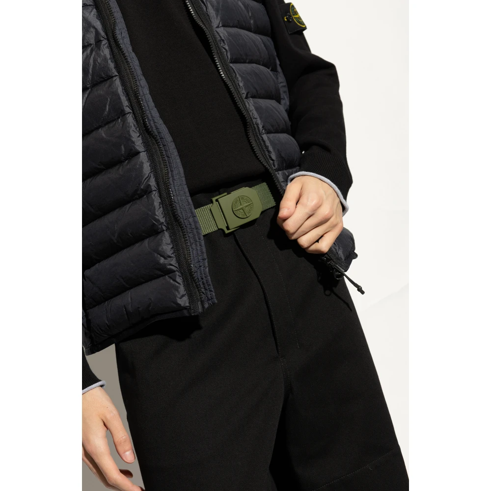 Stone Island Riem met logo Green Heren